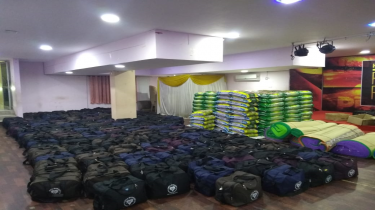 Madras YMCA Kaja cyclone relief materials list place:Kannarinthan kattalai  Date:25/11/2018